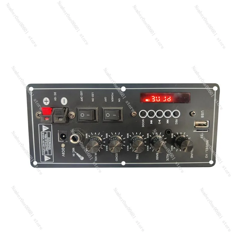 Car and Outdoor PA Amplifier Board 7.4V Lithium Battery Bluetooth Trolley for Stage and Square Audio Systems