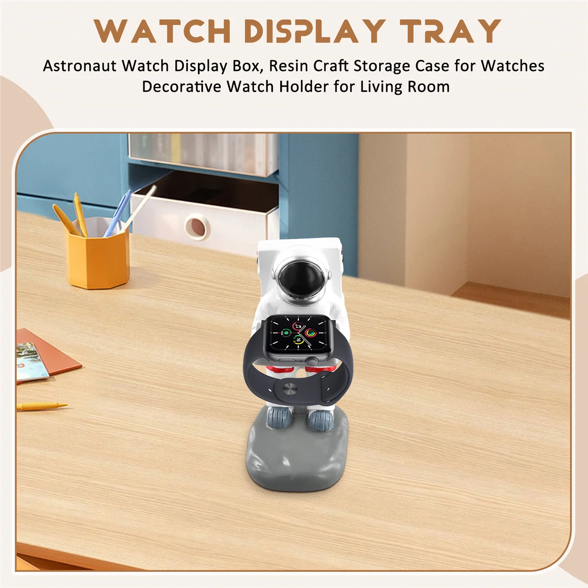 

M86K Коробка для демонстрации часов космонавта, чехол для хранения изделий из смолы для часов, декоративный держатель для часов для гостиной