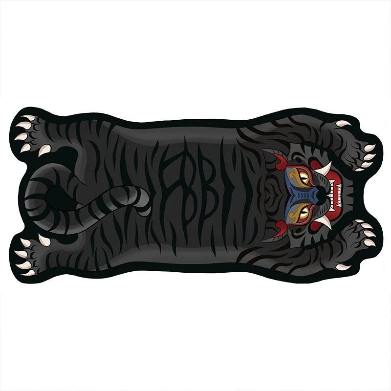 Tovaglia a forma speciale Tiger tappetino da tavolo impermeabile tappetino creativo personalizzato in pelle tappetino per mouse da scrivania per computer da ufficio