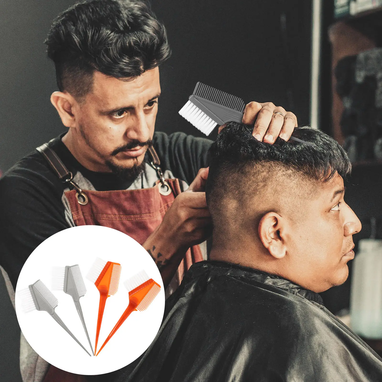 4Pcs Hair Dye Brush…