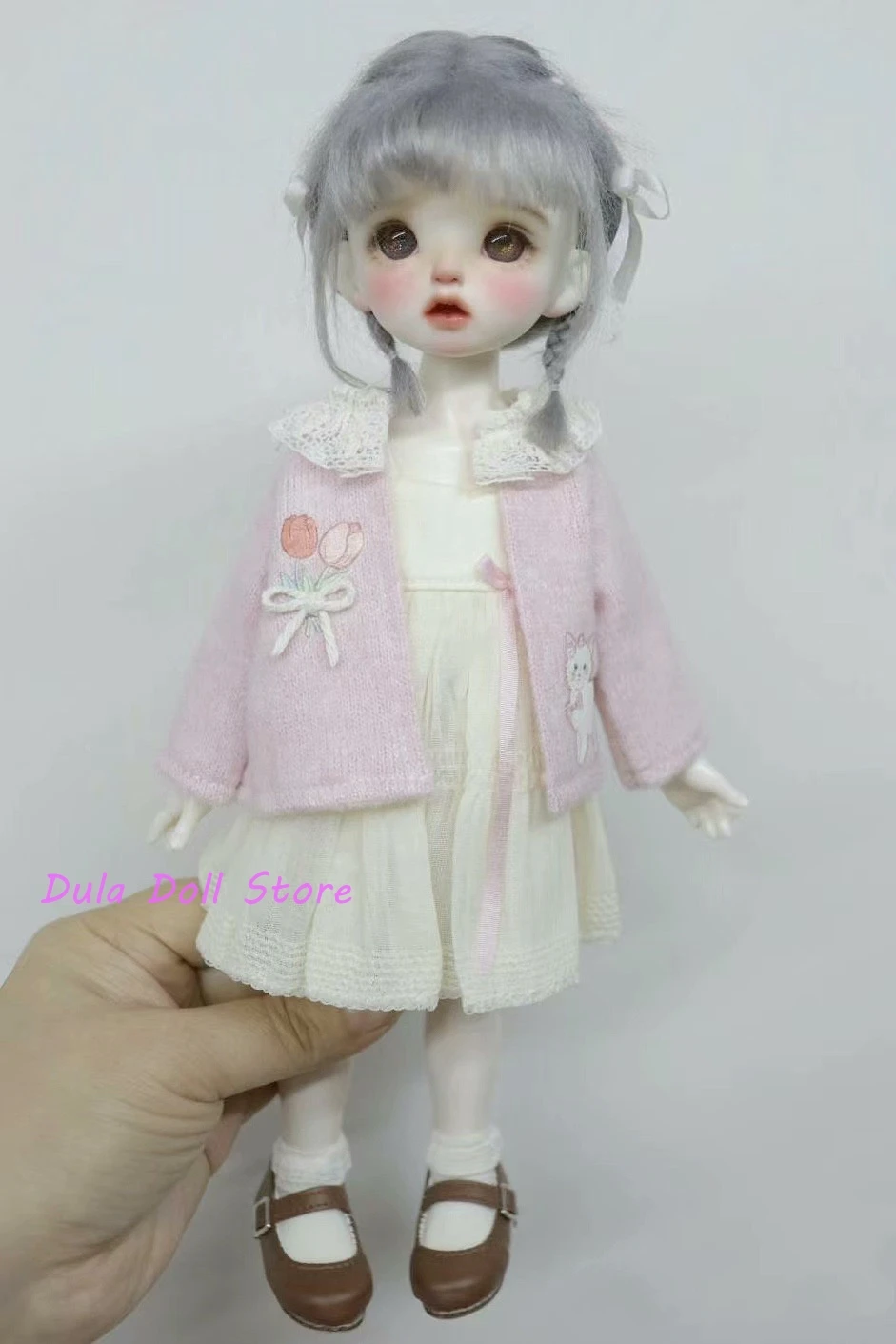 

Dula Doll Clothes Tulip macaron-colored coat dress skirt for 1/6 6 points GL small 6 Bjd Doll