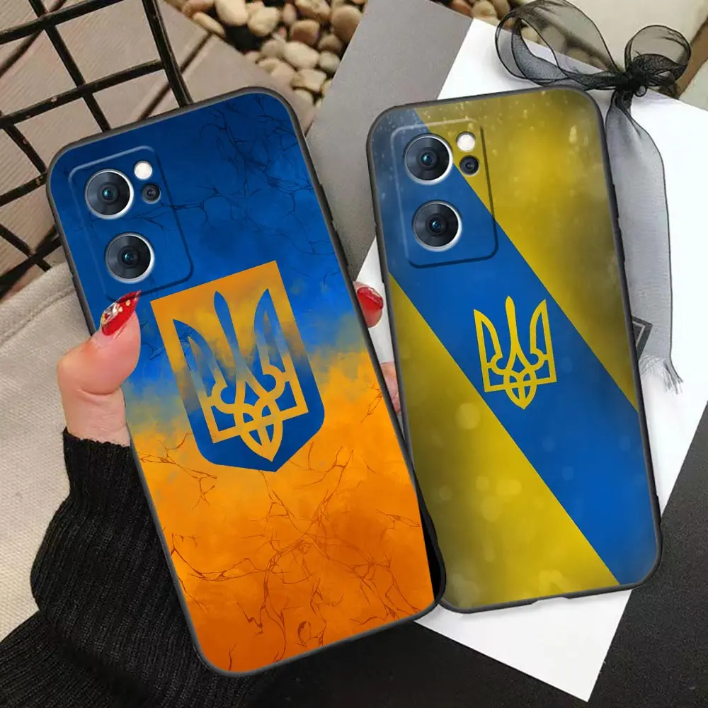 Flag Of U-Ukraine Phone Case For Realme GT 2 Neo 2 3 5 NARZO 50 50I 50A C55 C53 C35 C33 C31 C30 C21 C21Y C20 Case Funda Capa