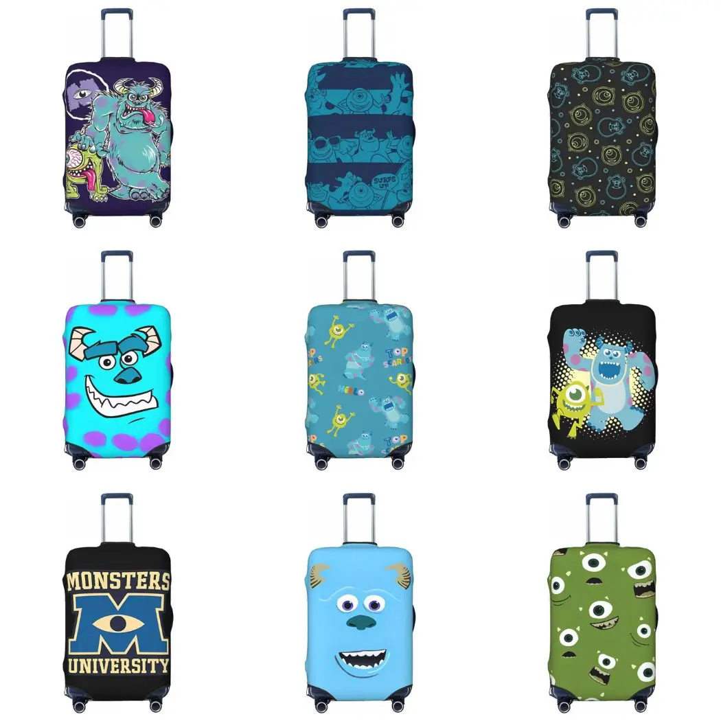 

Monsters University James P Sullivan Suitcase Cover Holiday Cruise Trip Useful Luggage Supplies Protector