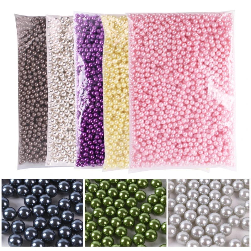 Loose 3mm-10mm 23 Color No Holes Pearl DIY Plastic Imitation Pearl beads for Diy Craft Accessories& Jewelry Making