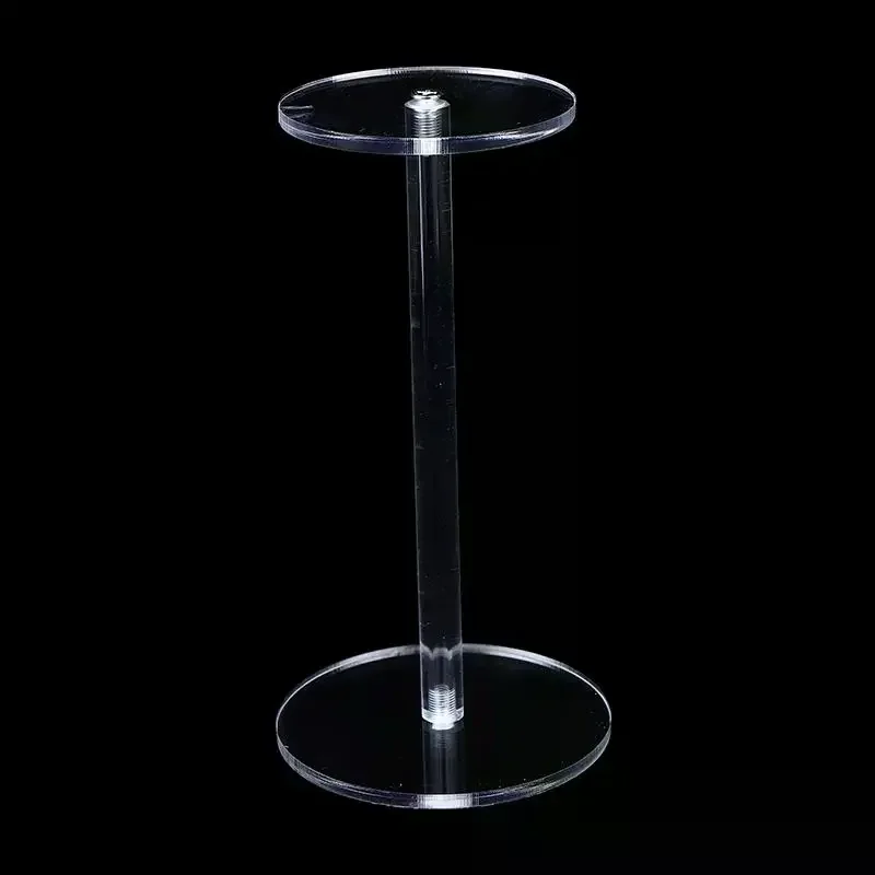 إطار شفاف صندوق مجوهرات مستدير عرض موقف أكريليك واضح سوار منظم الرف تخزين المجوهرات الرف