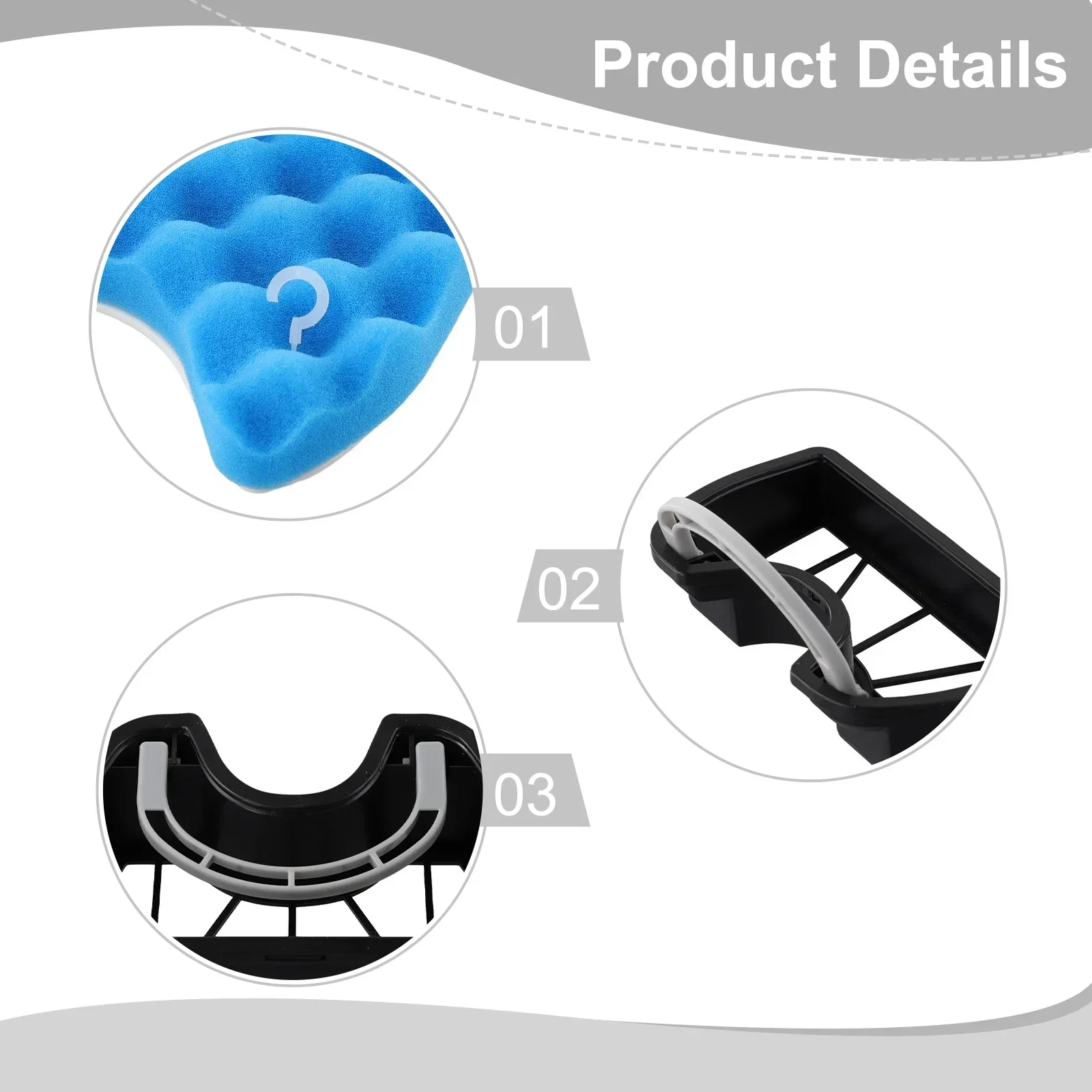 Filter Assembly With Container For Samsung DJ97-01041C DJ97-01040C SC4300-SC4700 SC43 SC44 SC45 SC47 Home Appliance Parts