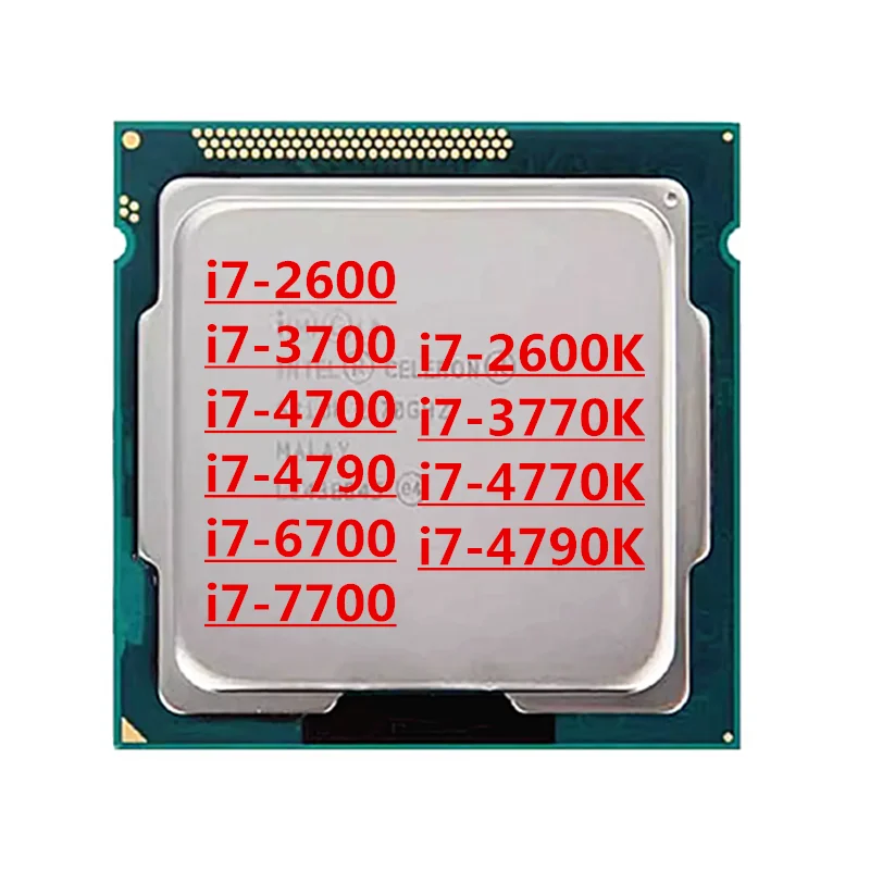 

i7-2600 2600K 3770 4770 4790 4790K 6700 6700K CPU overclock chip