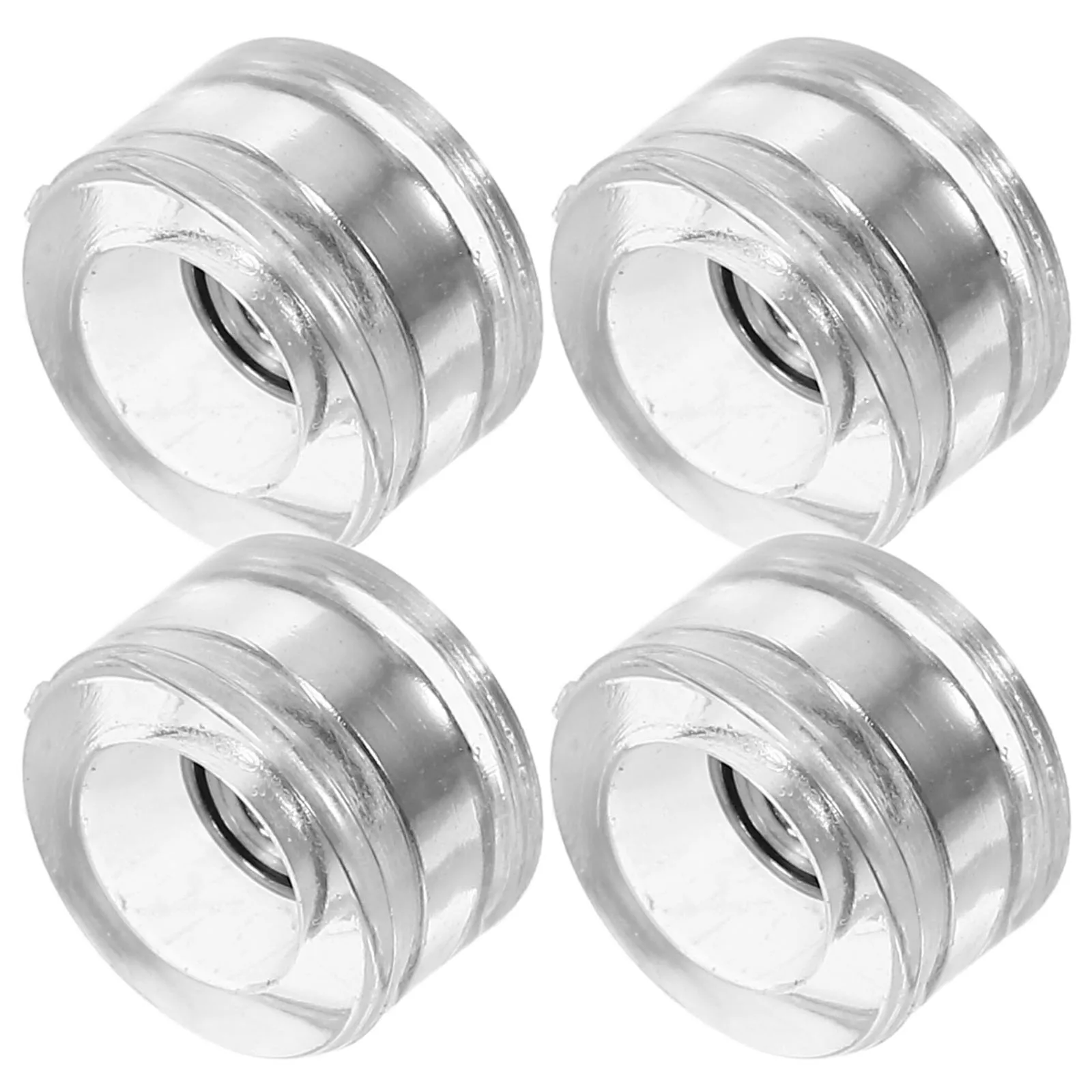 

4pcs Highspeed Bearings Finger Skateboard Transparent Replacement Wheels Lightweight Smooth Performance Upgrade for Tricks