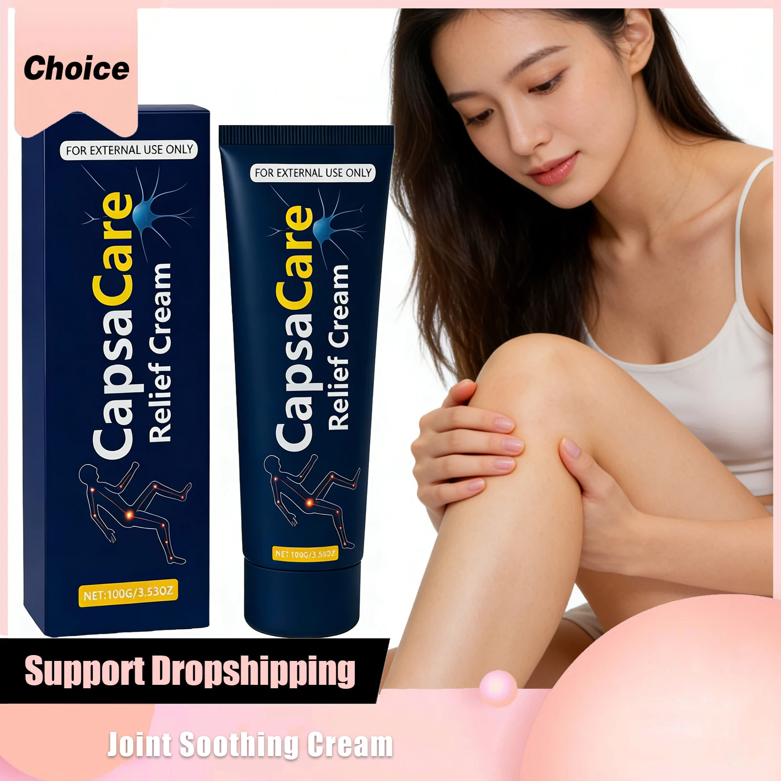 

Joint Soothing Cream Gentle Moisturizing Improve Dryness Quick Absorption Relief Discomfort Mild Formula Body Joints Care Creams