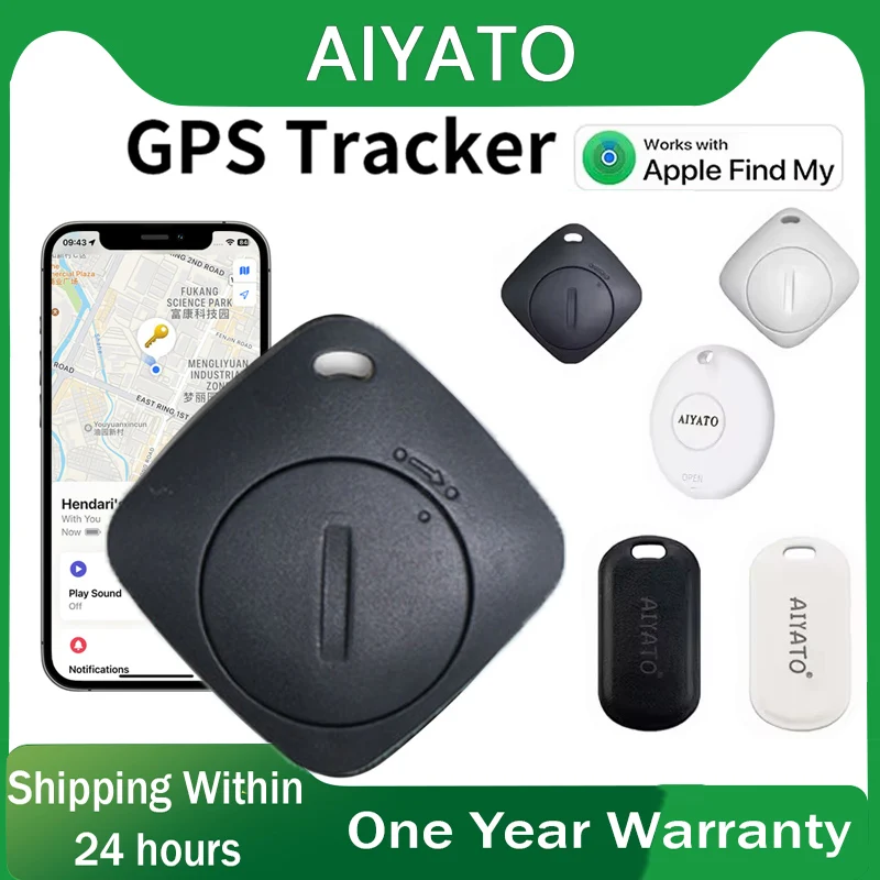 

AIYATO Bluetooth TRACKER LOCAT Smart Tags Smart GPS Air Tag Wallet Tracker Smart Tags for Keys for Apple Find My Device