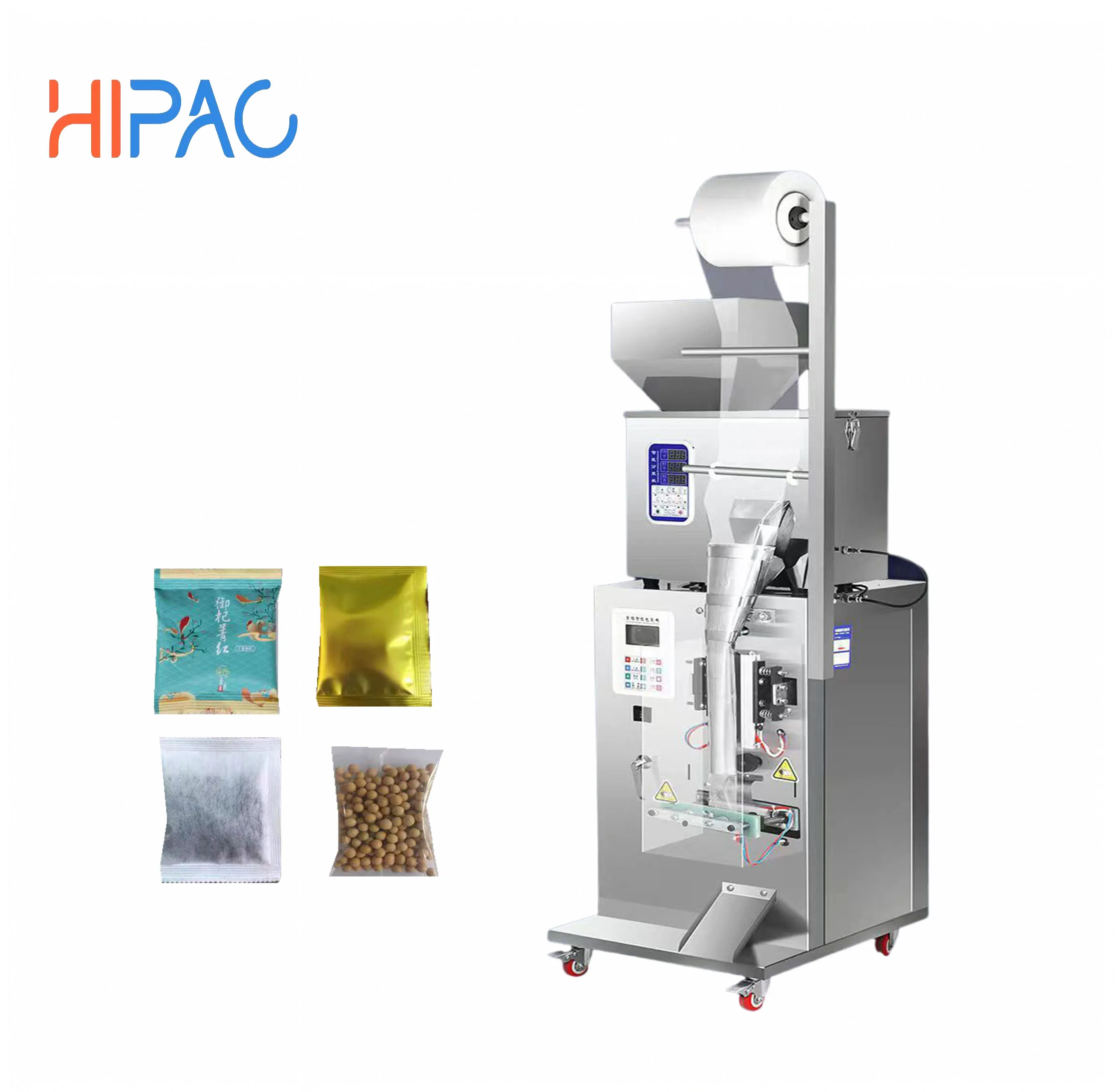Fully Automatic Multifunctional Vertical Food Grade Snack Granule Sealing Machine Plastic/Paper Bags Foil/Film Easy