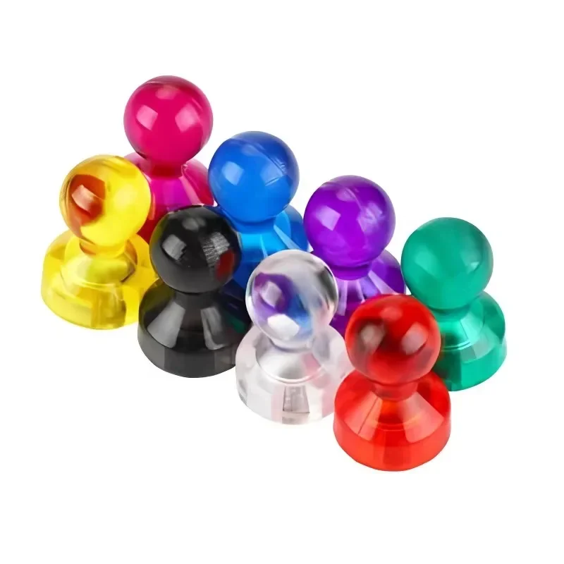 Colorful Magentic Pushpins Whiteboard Magnets Mini Map Magnets Strong Magnetic Refrigerator Magnet Office Supplies