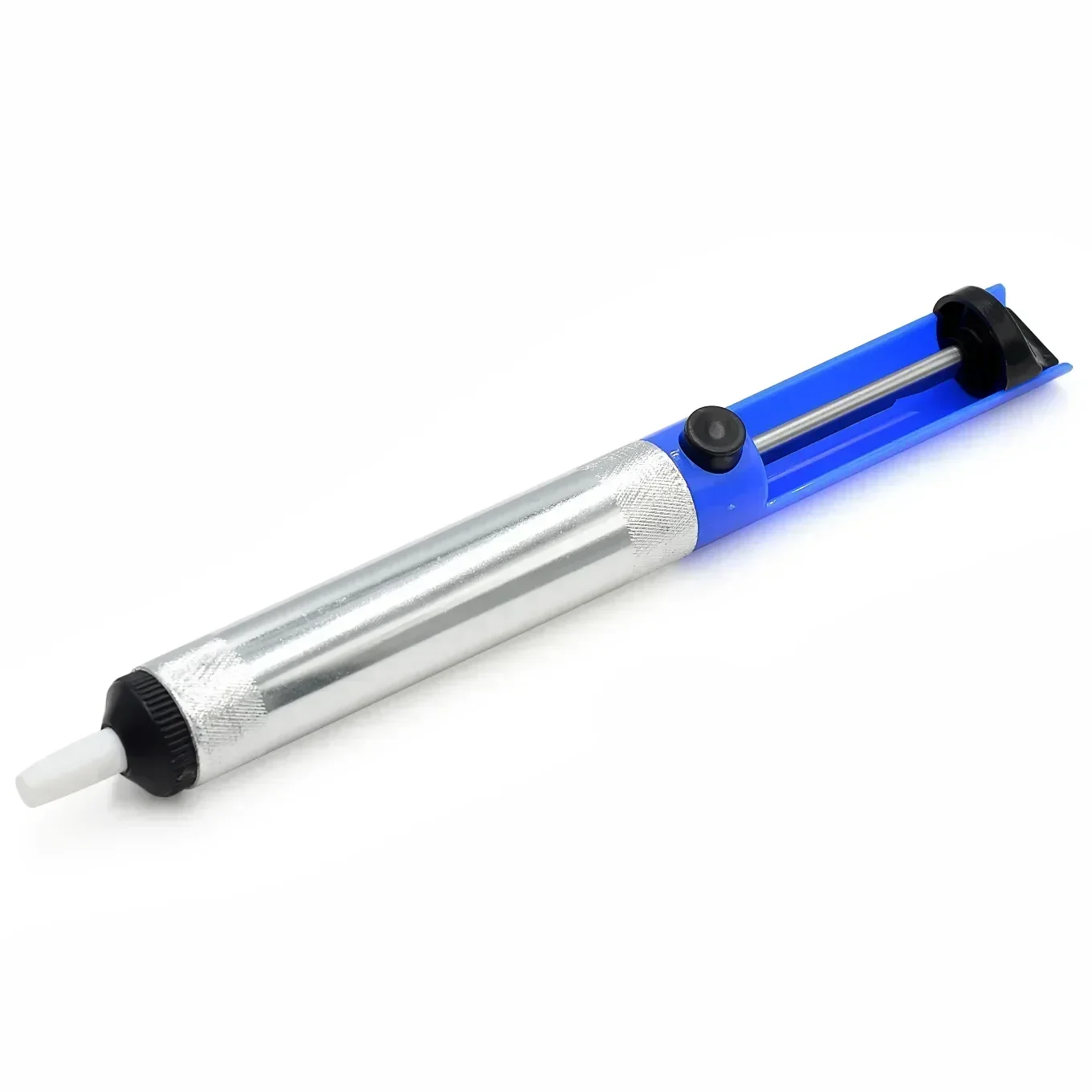 Aluminum Desoldering Pump, Solder Sucker Tool, Vacuum Tin Removal Pen for Soldering Iron, Blue Suction Device image 3