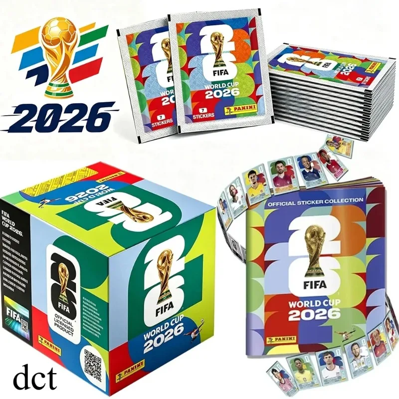 Genuine 2026 FIFA World Cup Panini Original Stickers International Version Rare Collection Football Fan Souvenir Present Gift
