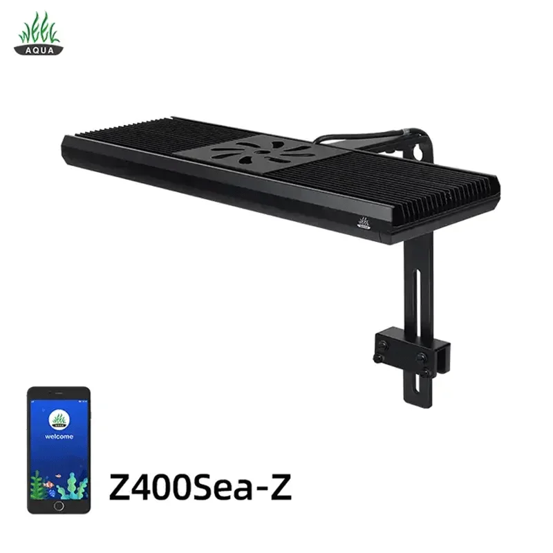 WEEKAQUA height adjustable high quality sunrise and sunset freshwater fish tank LED aquarium lamp Z400 Sea Led Light