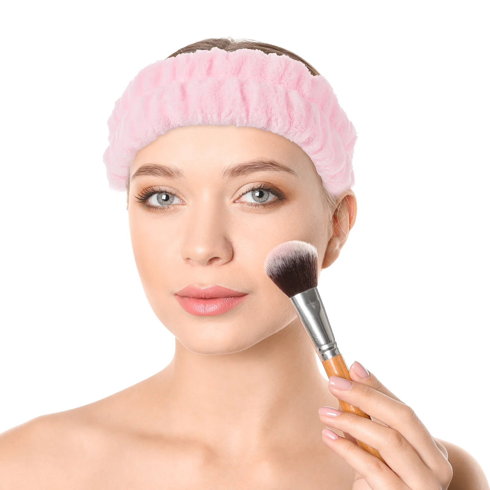 

4Pcs Face Headb Spa Hair Women Non Slip Durable Fabric Adjustable Elastic Spa Headb s For Women For Bath Makeup Skincare