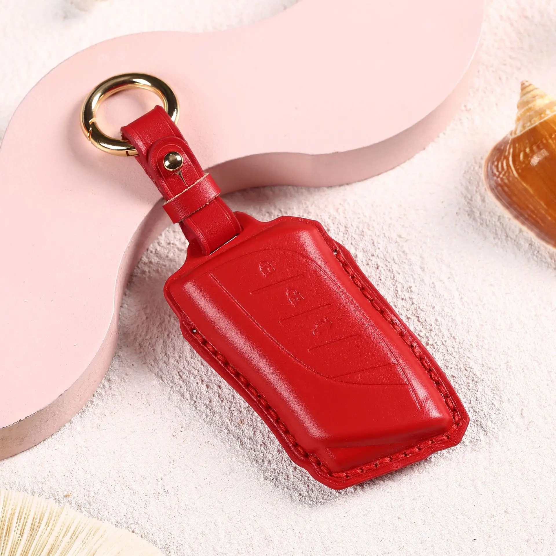 1 Pcs Genuine Leather Remote Key Case Key Cover 3 Buttons For Lexus ES UX NX LC500 UX200 ES350 UX200 LS500 LS500H LC500h ES300h