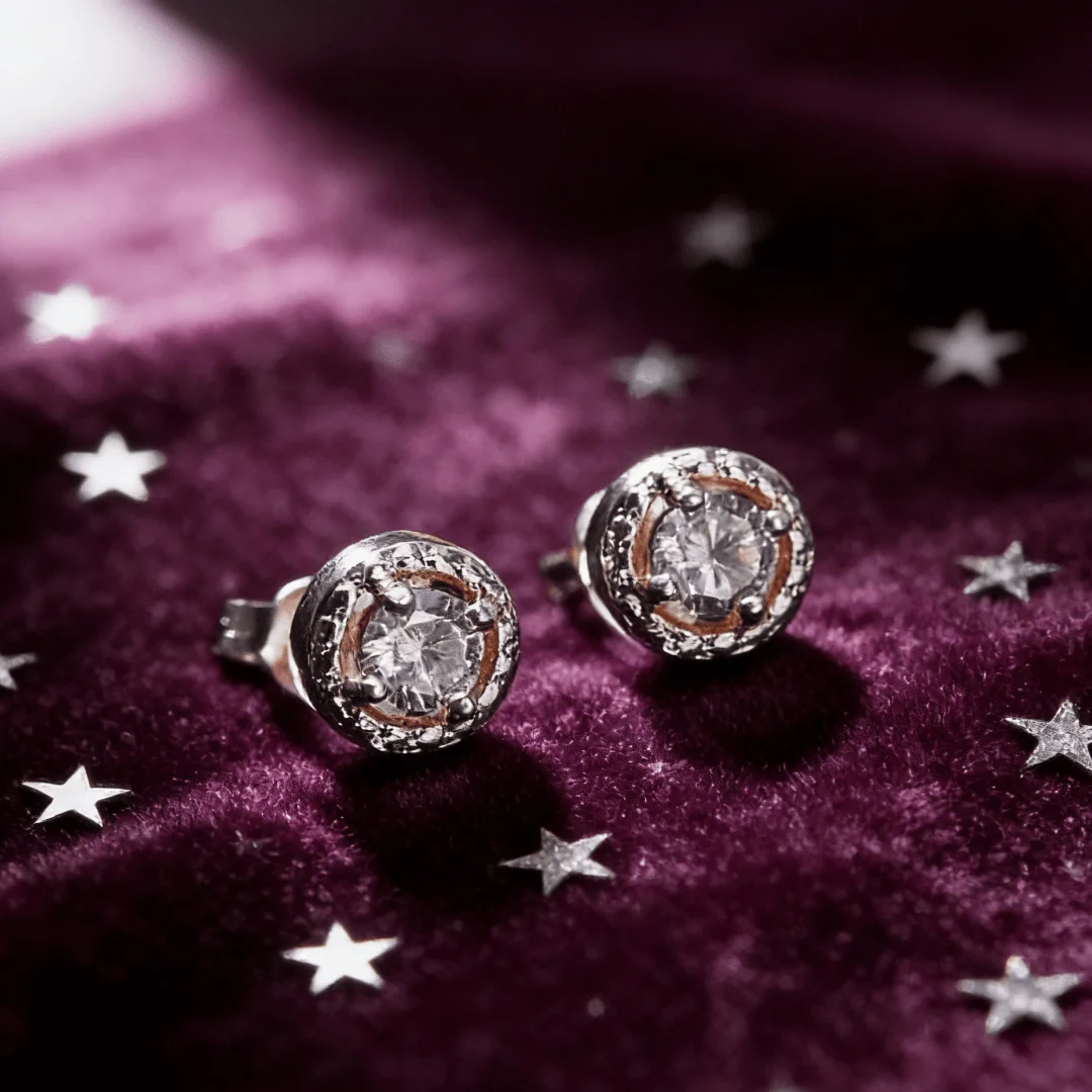 Factory direct sales 925 Sterling Silver Special Earrings for Women party Jewelry crystal Earstuds fashion Christmas Gift