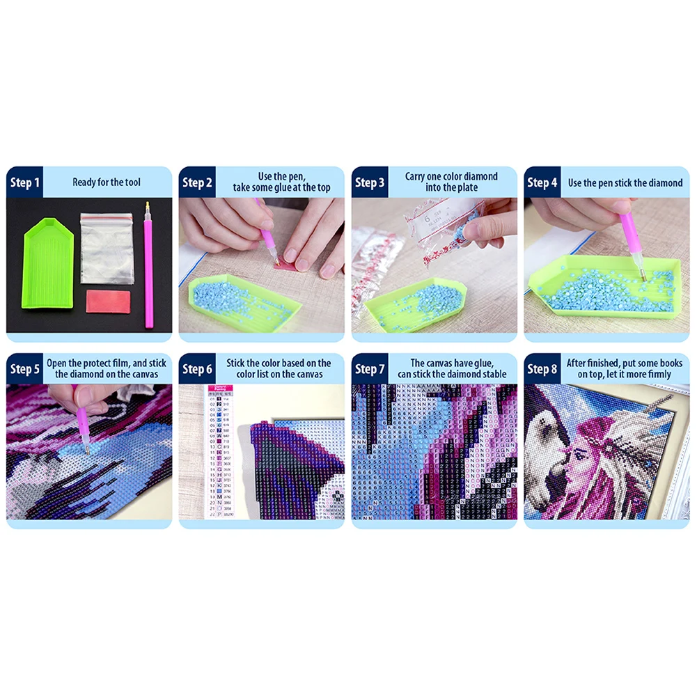 5D DIY كامل جولة الحفر الماس اللوحة الفئران في حمام كيت ديكور المنزل