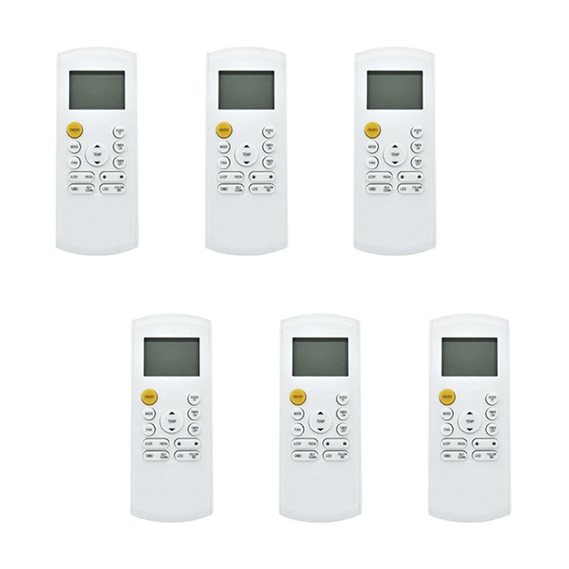 

6X Universal AC Remote Control RG57A4/BGEF For Midea Air Conditioner RG57B/BGE RG57A/BGE RG57A6/BGEF RG57A7/BGEF RG57A2