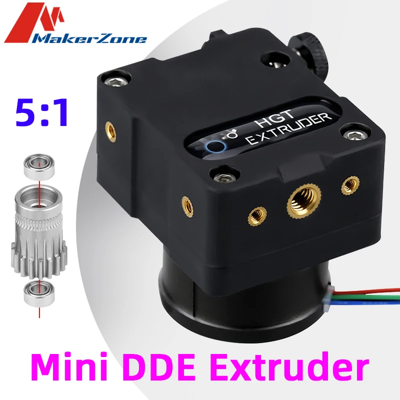 MINI DDE Extruder HGT Dual Drive Gear Compatible for Ender 3 Pro Ender 3 V2 Ender-5-6 CR10 CR10S 3D Printer Part