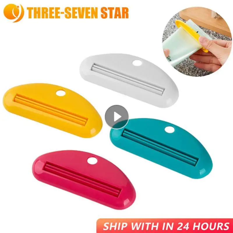 Toothpaste Squeezer Manual Squeezed Toothpaste Tube Clips Multifunction Facial Cleanser Dispenser Squeezer Bathroom Accessories