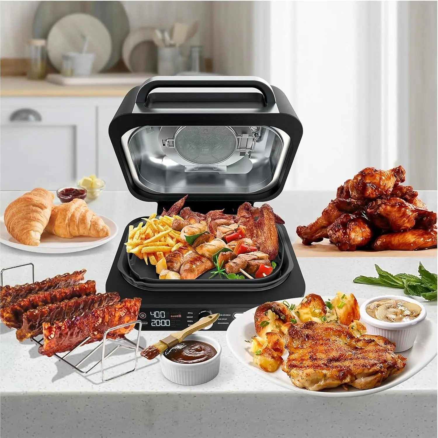 Smart XL Grill Dehydrator Sheets Replacement Parts Grill Accessories Compatible With Max Air Fryer