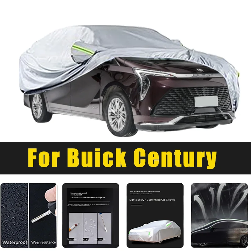 

Full Car Covers Outdoor Sun UV Protection Dust Rain Snow Oxford cover Protective For Buick Century Accessories