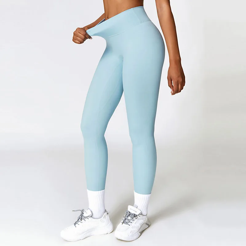 Higher Quality Gym Yoga Pants High Waist Sport Leggings Women Running Fitness Workout Leggings Women Push Up Tights Yoga Clothes