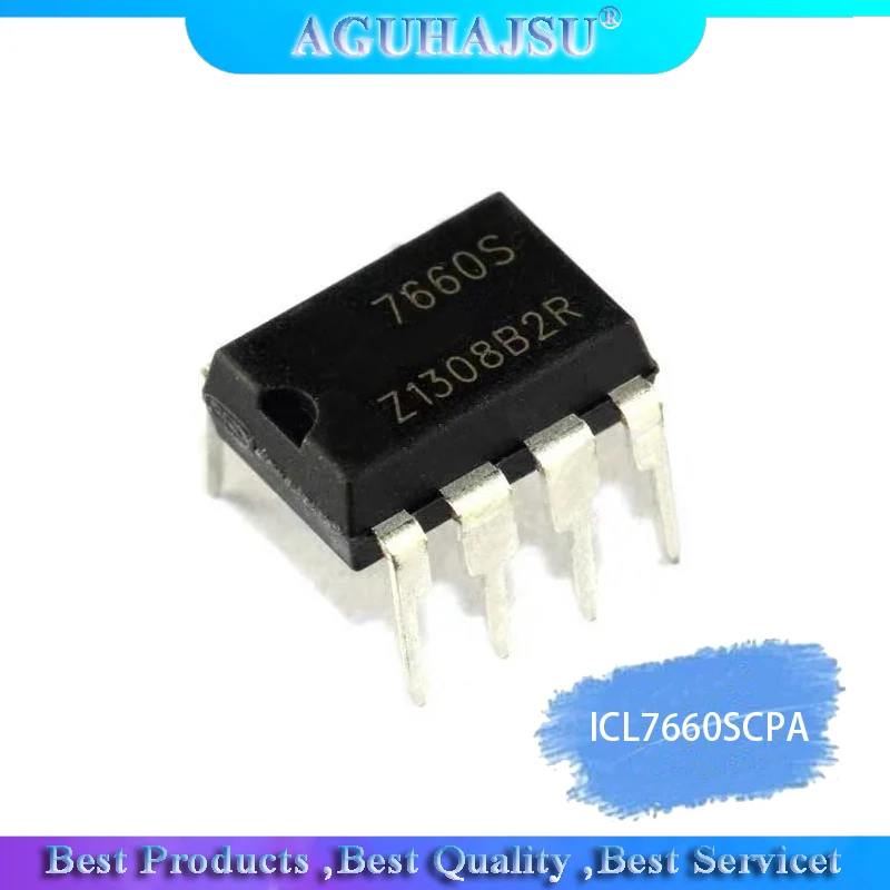 10 قطعة/الوحدة ICL7660SCPA DIP8 ICL7660 DIP ICL7660S DIP-8 ICL7660SCPAZ جديدة ومبتكرة