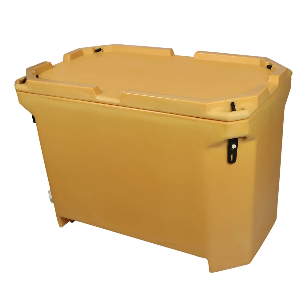 220L Rotomolded Cooler Box Fish Container Seafood Farming Processing Bin