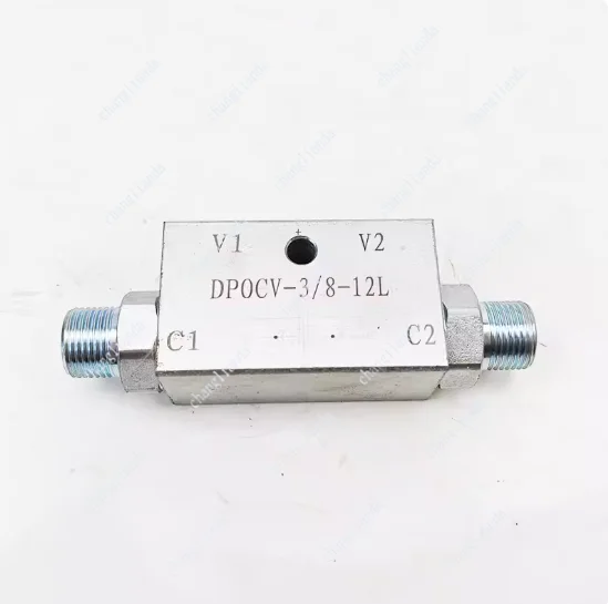 DPOCV-3/8-12L Small Hydraulic Lock Valve Two-Way Cylinder Check Leg Oil Top Stop