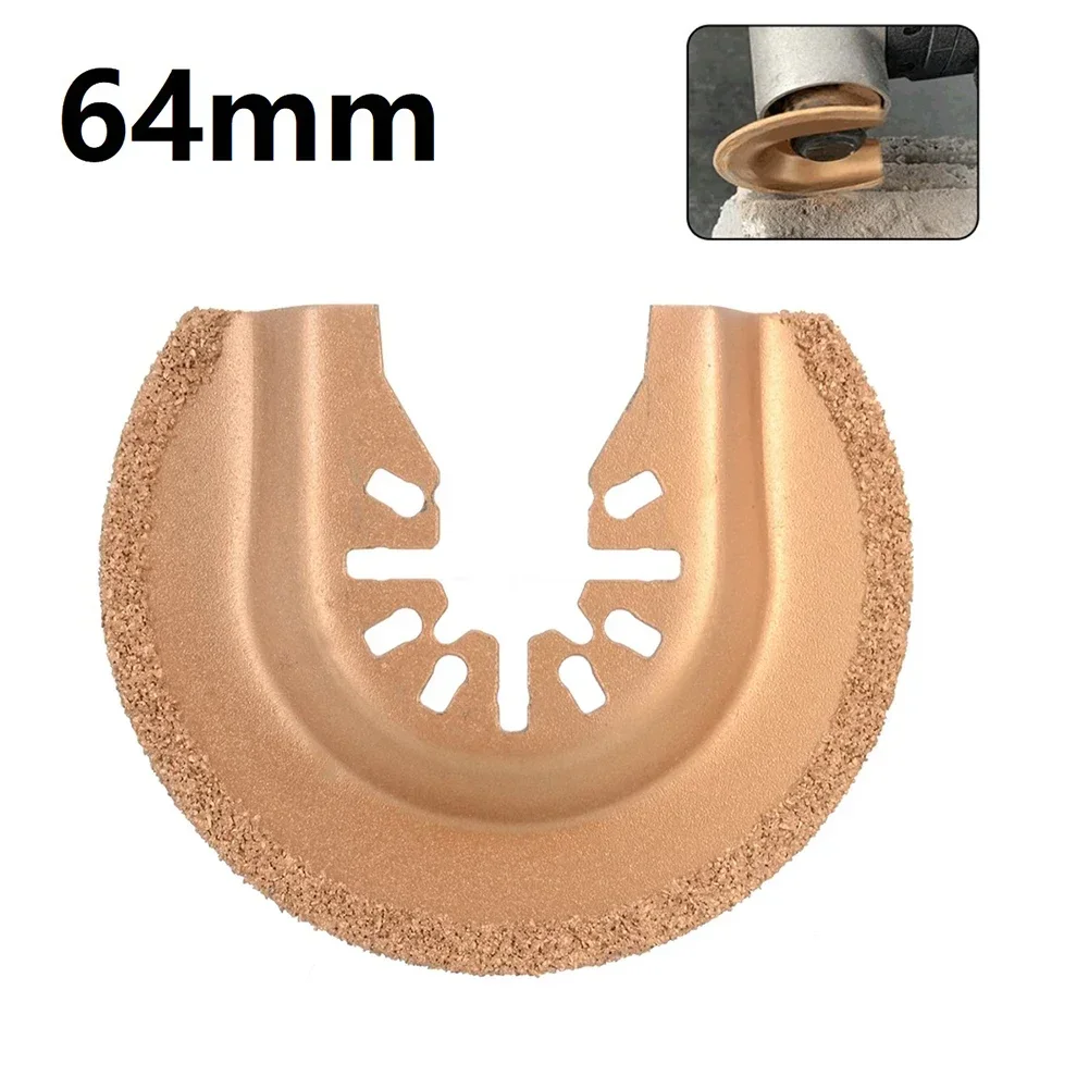 64Mm Oscillerend Gereedschap Snelsluiting Multifunctioneel Gereedschap Diamantzaagblad Ruw Schuursnijgereedschap Nieuw