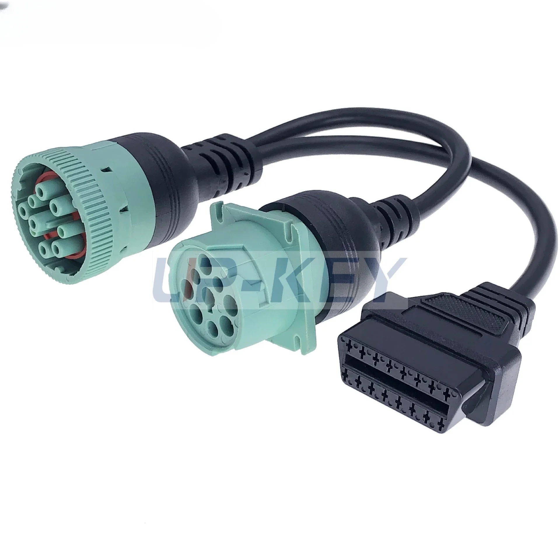 

J1939 9P public to female tee line j1708 9P truck to J1962 OBD adapter cable