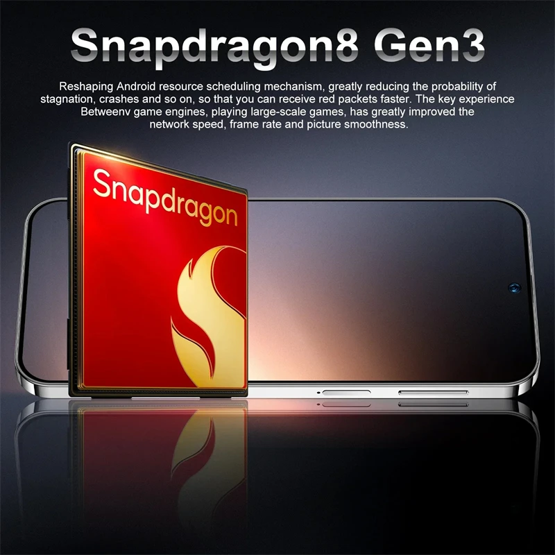 2025 جديد M15 Ultra الهاتف الذكي 7.3 بوصة HD 16GB + 1 تيرا بايت هاتف محمول 50 + 108MP ثنائي الشريحة 5G الهواتف المحمولة 8000mAh Android15 غير مقفلة