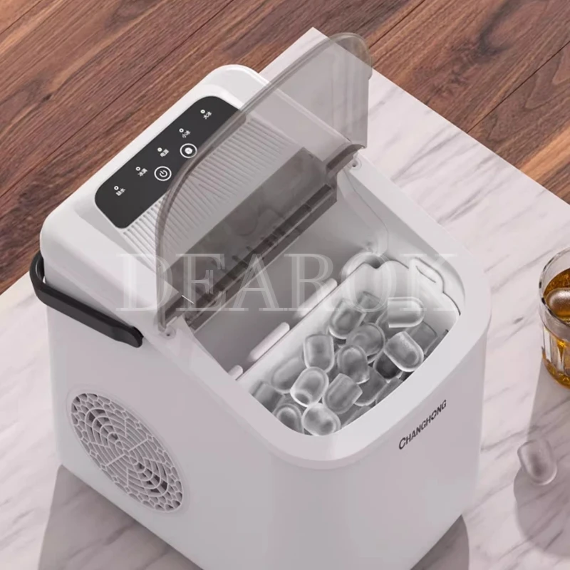 Ice Machine  Commercial Ice Cube Making Machine Protable Ice Maker Machine Auto-Cleaning Maquina Home-use