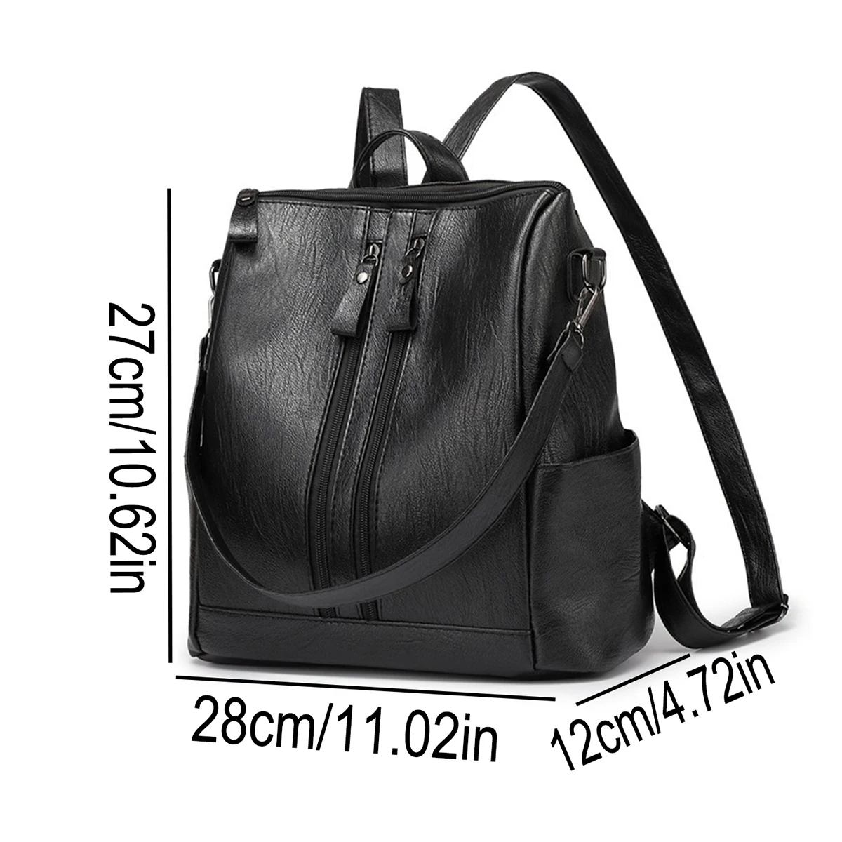 Modischer Freizeitrucksack für Damen, kleine, leichte Reisetasche für den Alltag, für die Uni, den Arbeitsweg, den Outdoor-Bereich, niedliche Alltags-Umhängetasche – Detail 2