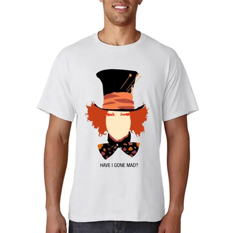 Title: AliceS Adventures In Wonderland Hatt MenS T-Shirt Fashion New With Tags Tshirt Colorful Tee Shirt