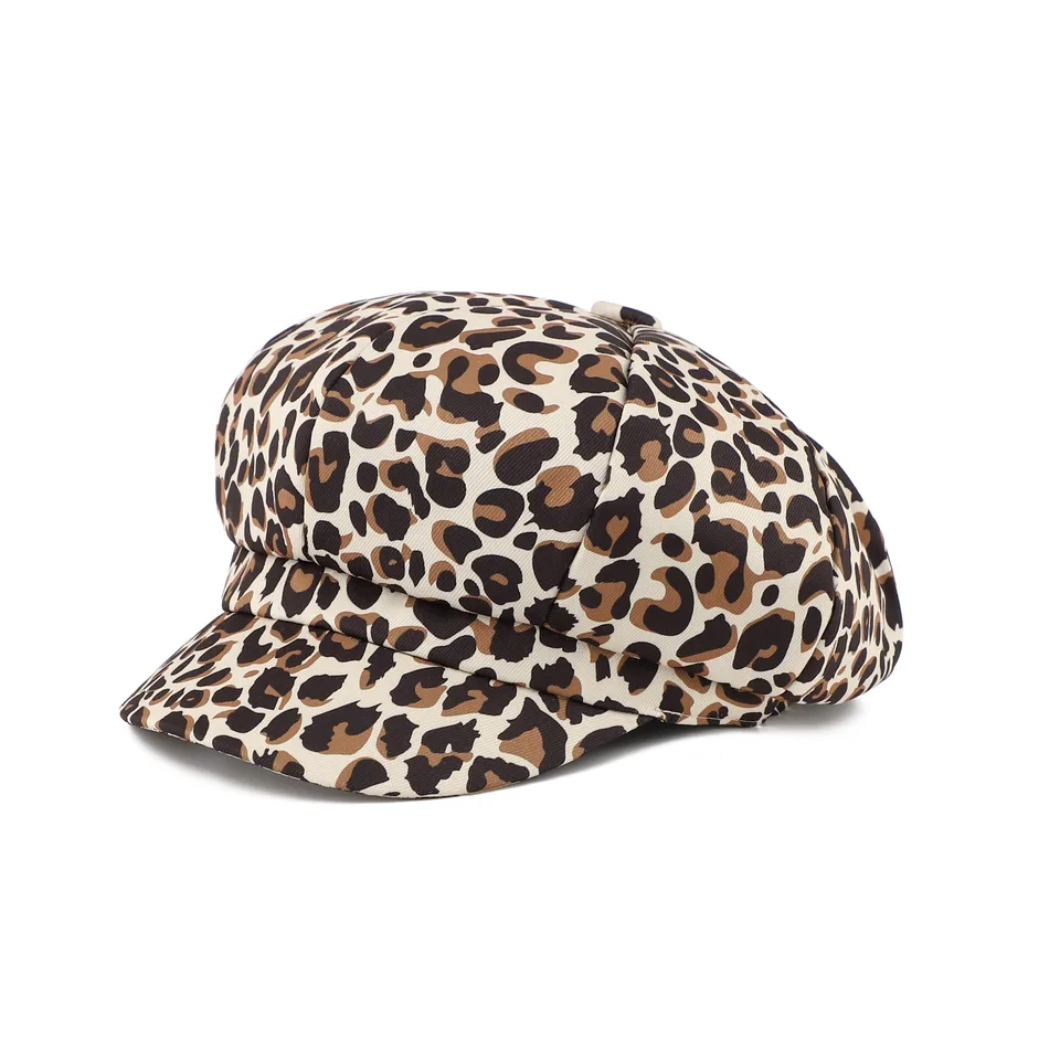 Newsboy Caps Women Leopard Zebra Print Beret Hat Spring Summer