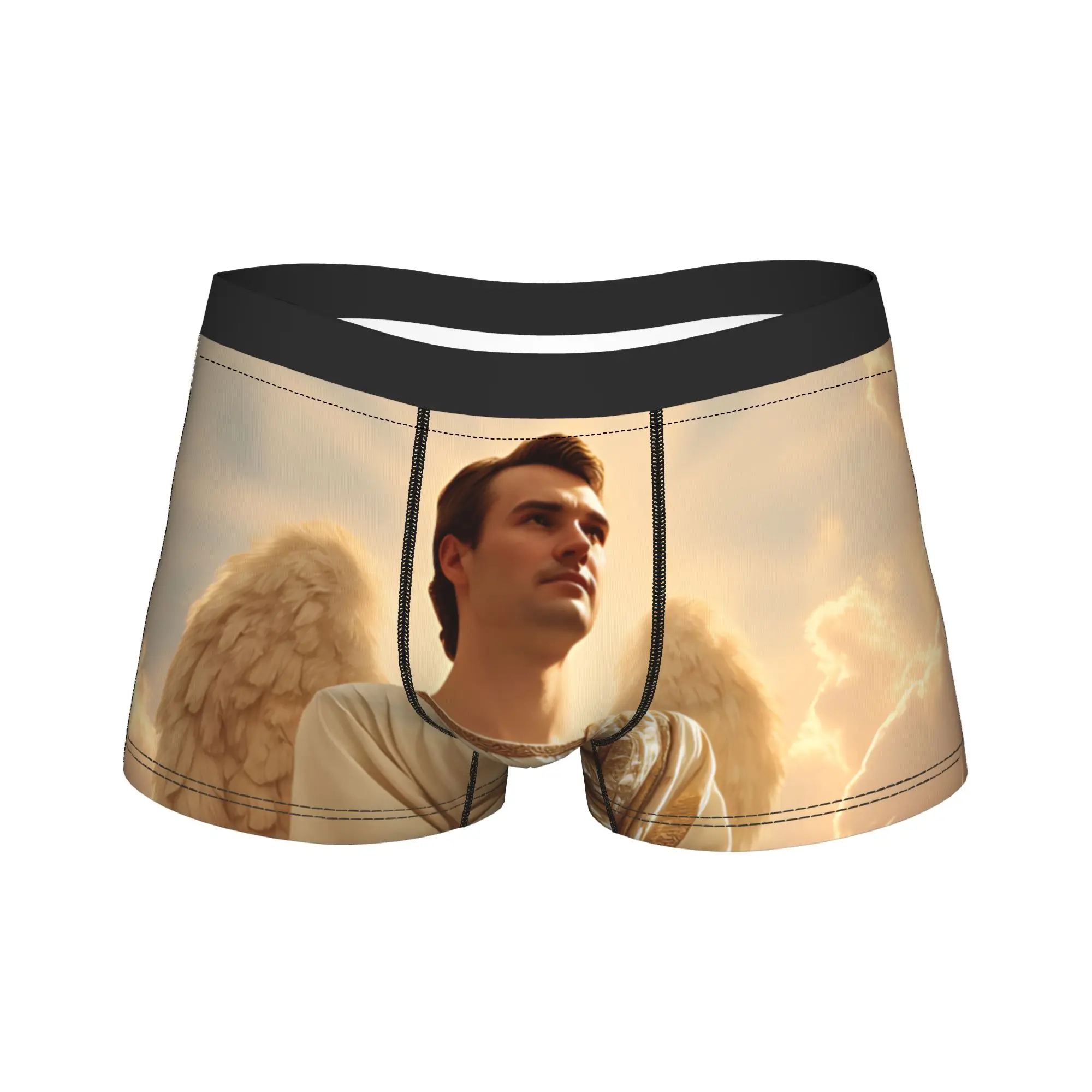

Charlie Kirk Angel Angelic Advocate Trunk Pouch Underwear Quality Customs Shorts Briefs Breathable Men Underpants Plus Size