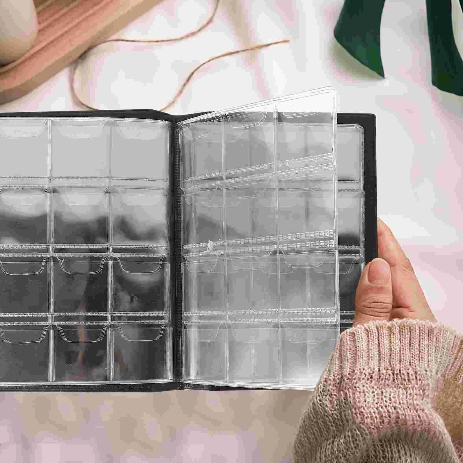 Commemorative Coin Collection Book Picture Album Holder Display Pu Books