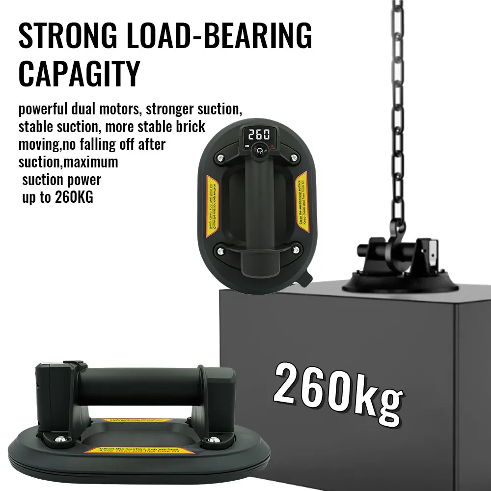 2026-intelligent-display-industrial-grade-1800-mah-electric-vacuum-suction-cup-260kg-load-heavy-duty-granite-tile-glass-lifter