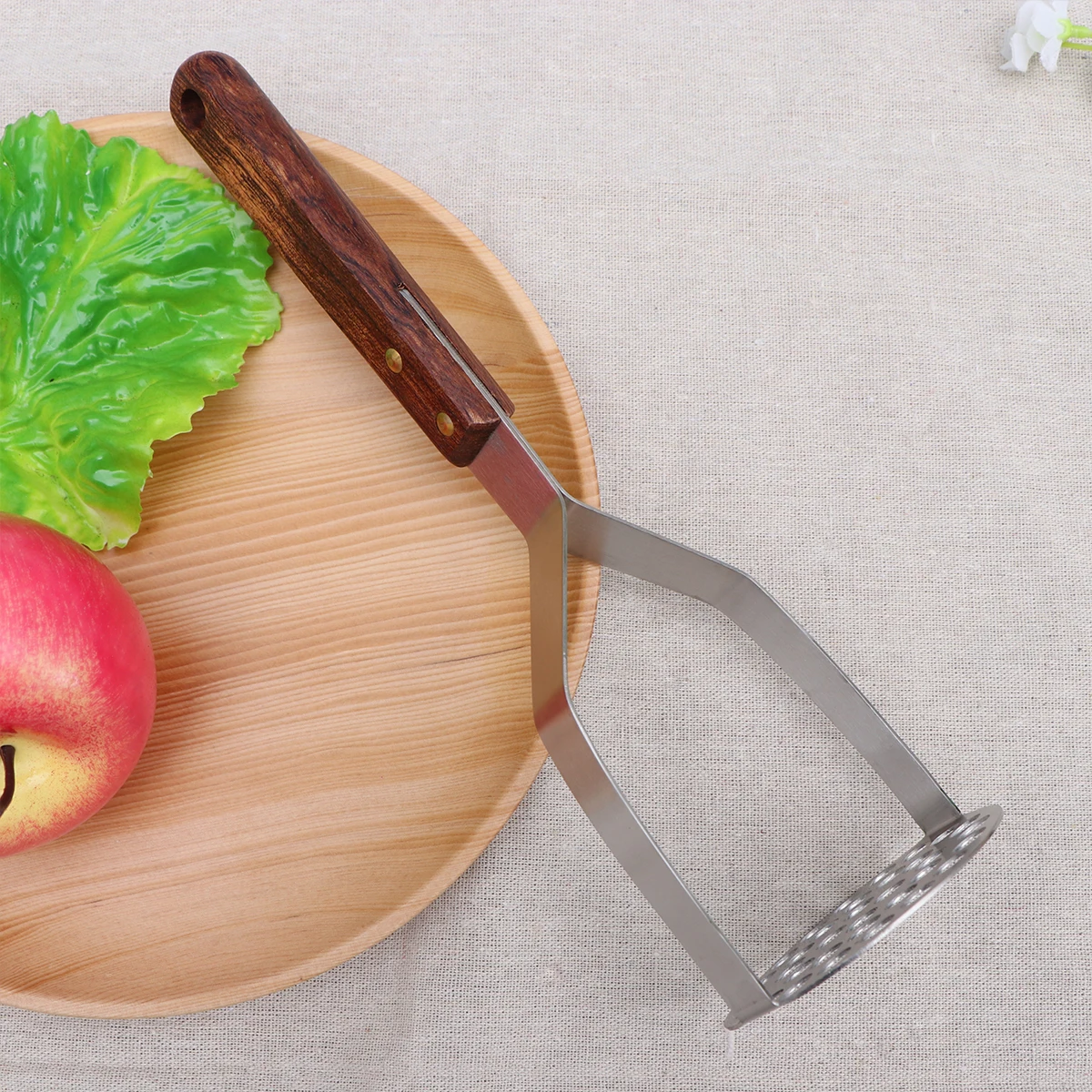 

Stainless Steel Potato Press Garlic Grater for Vegetables Food Crusher Masher Ricer Mud Dehydrator Manual