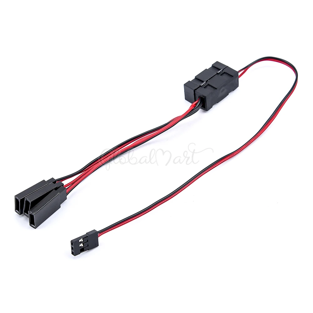 3-way / 4-way مصباح ليد سبليت تشغيل/إيقاف تحكم التبديل Y سلك كابل الخائن ل 1/10 TRX -4 SCX10 RC النفط/الترام/تسلق الزاحف #6