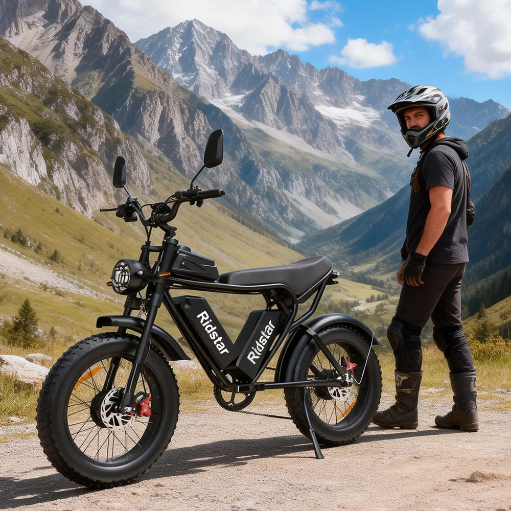 

Электровелосипед Q20 Pro 20 дюймов с двумя моторами, 40 Ач, двойной аккумулятор, внедорожный горный электровелосипед с толстыми шинами, со склада в США/ЕС