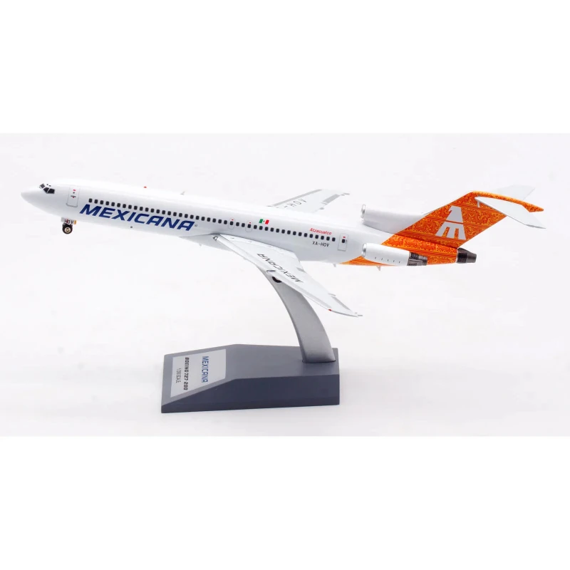 1:200 Diecast Alloy Plane INFLIGHT Mexicana Airlines Boeing B727-200 Aircraft Jet Model XA-HOV IF722MX1222 Collection Display