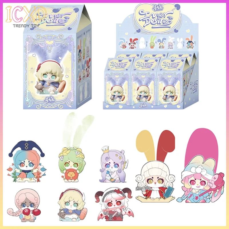 

Awake Toys Cup Rabbit Full Series слепая коробка - креативная модная коллекционная фигурка из ПВХ + декоративная кукла из 100% полиэстера для девочек