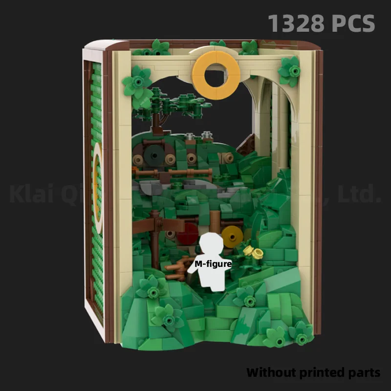 Anéis de surpresa mensal filme expansão desafio livro nook moc blocos de construção diy montagem tijolos fãs presente exibição natal