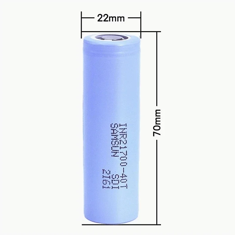 INR21700 Original 3.7 V4000mah 30A 40T 3.7 V high discharge/capacity Li-ion battery Free shippin