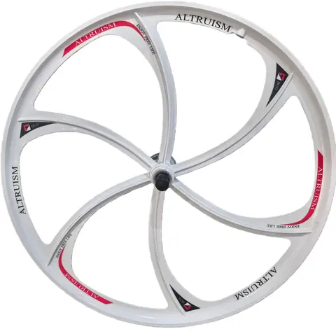 26 Inch Magnesium Alloy MTB Wheel Hub 2.5" Tire Width, Lightweight High-Speed Bicycle Wheel for Mountain Bike